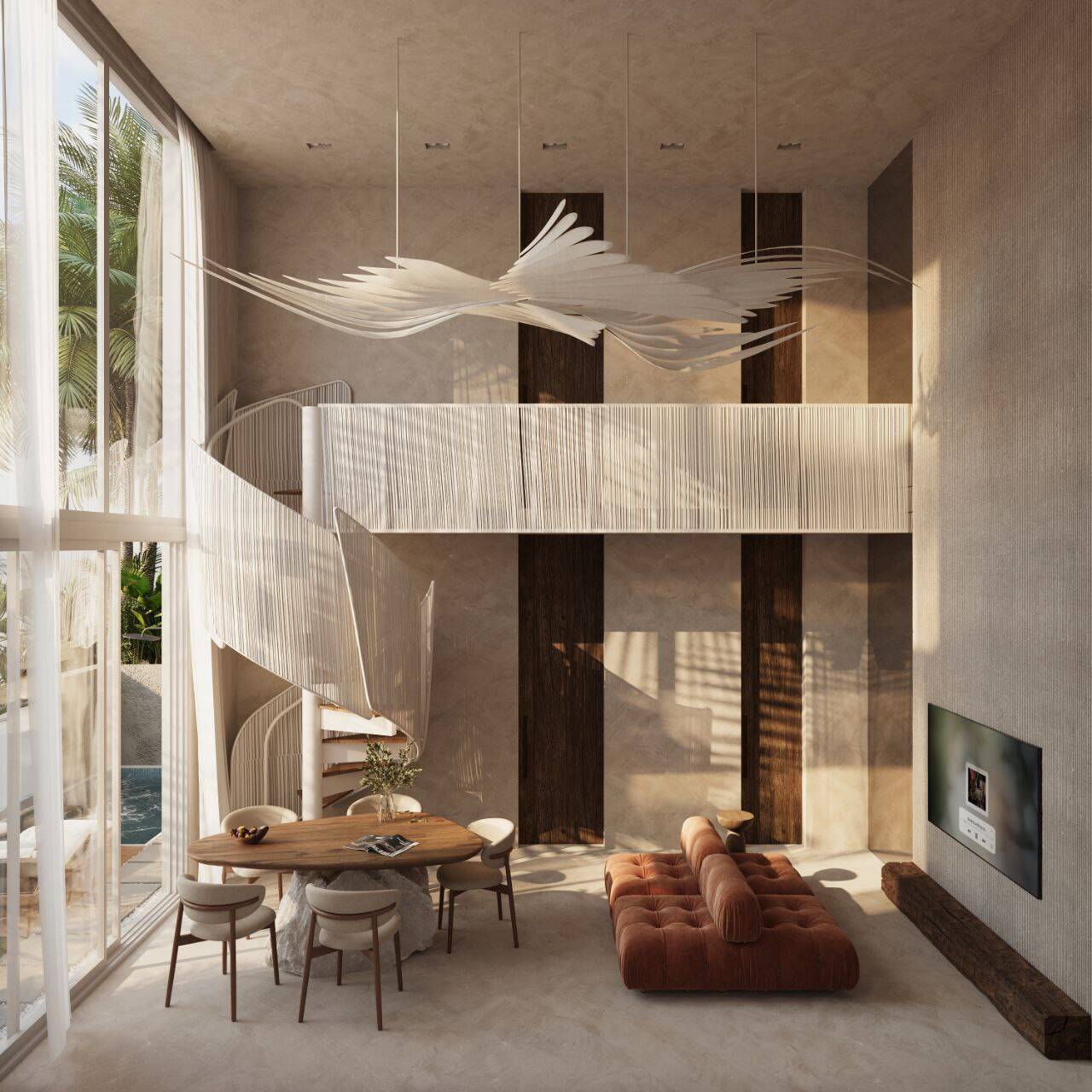 двухуровневый таунхаус на Бали