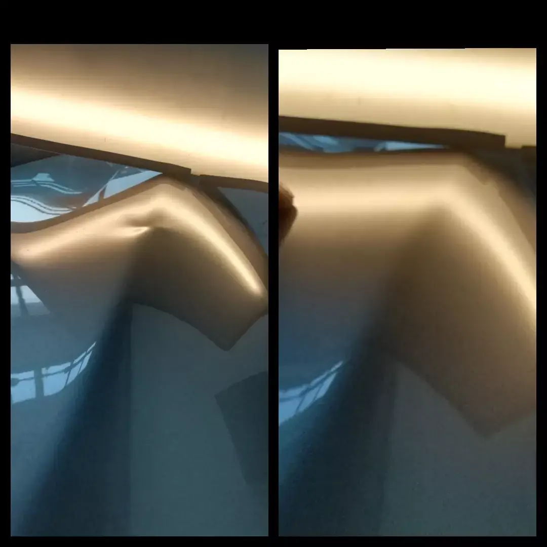 Удаление вмятин без покраски автомобиля. 