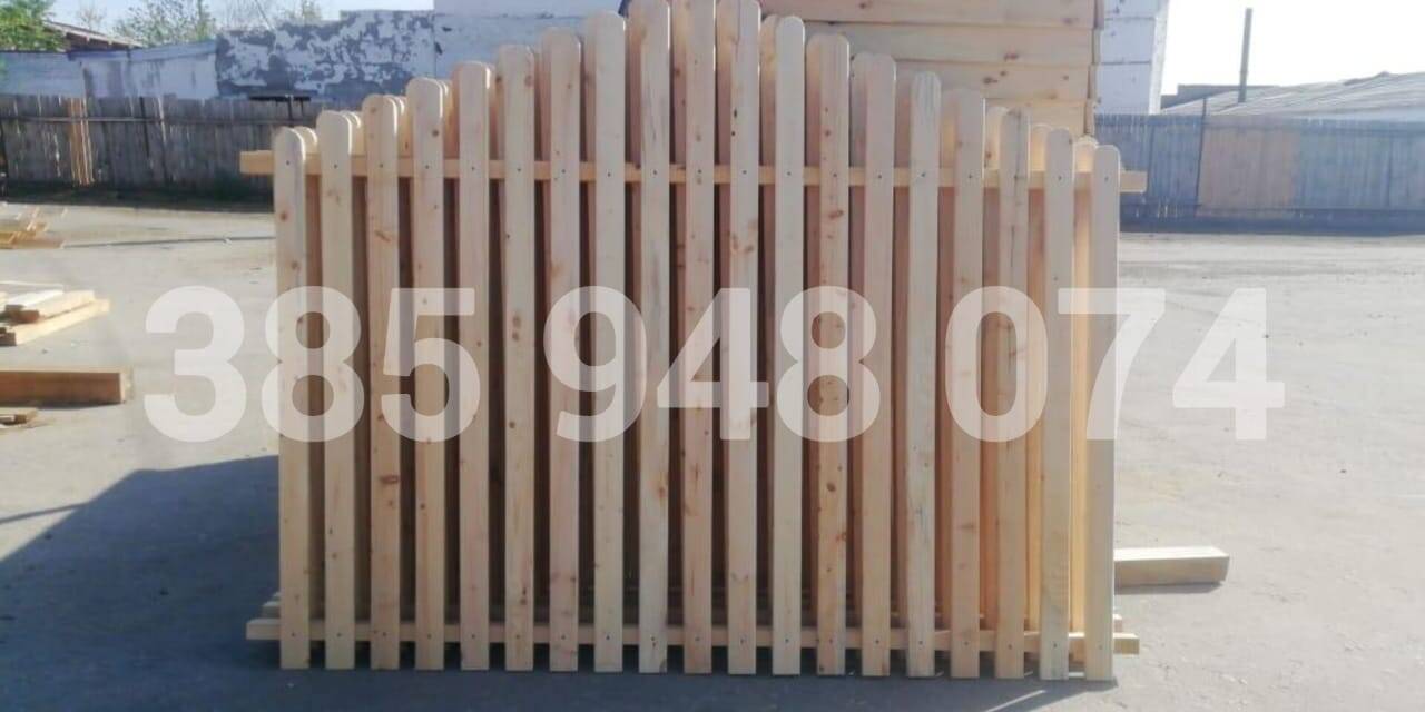 Забор деревянный - Штакетник 