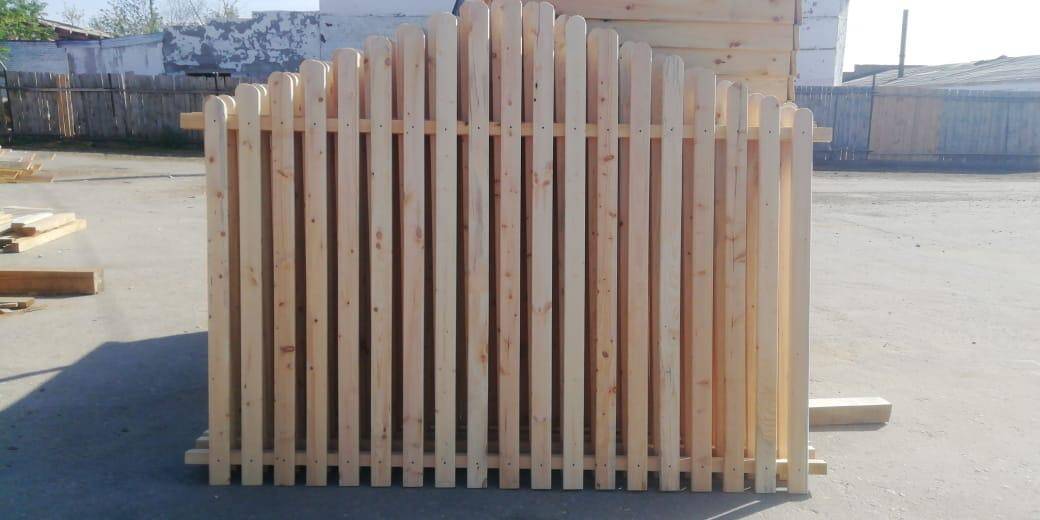 Забор деревянный - Штакетник  в Новосибирске фото 2 Услуги Новосибирск