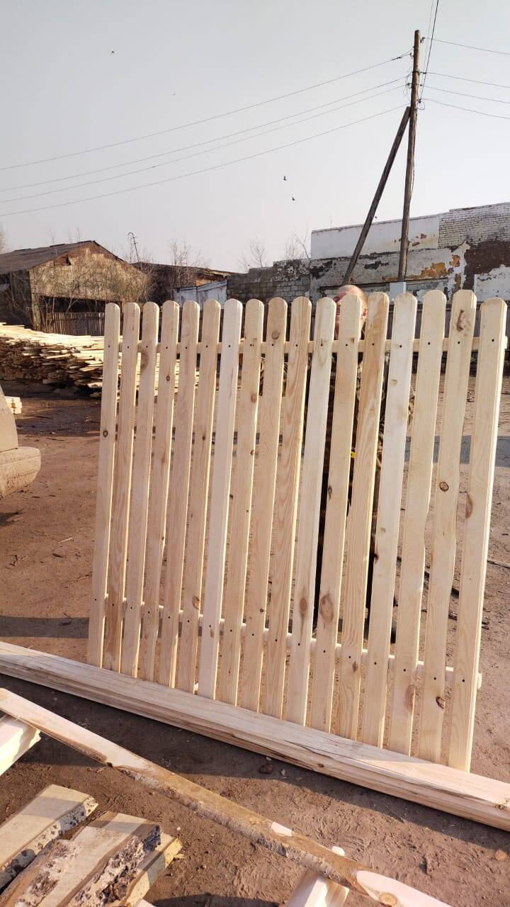 Забор деревянный - Штакетник  в Новосибирске фото 4 Услуги Новосибирск