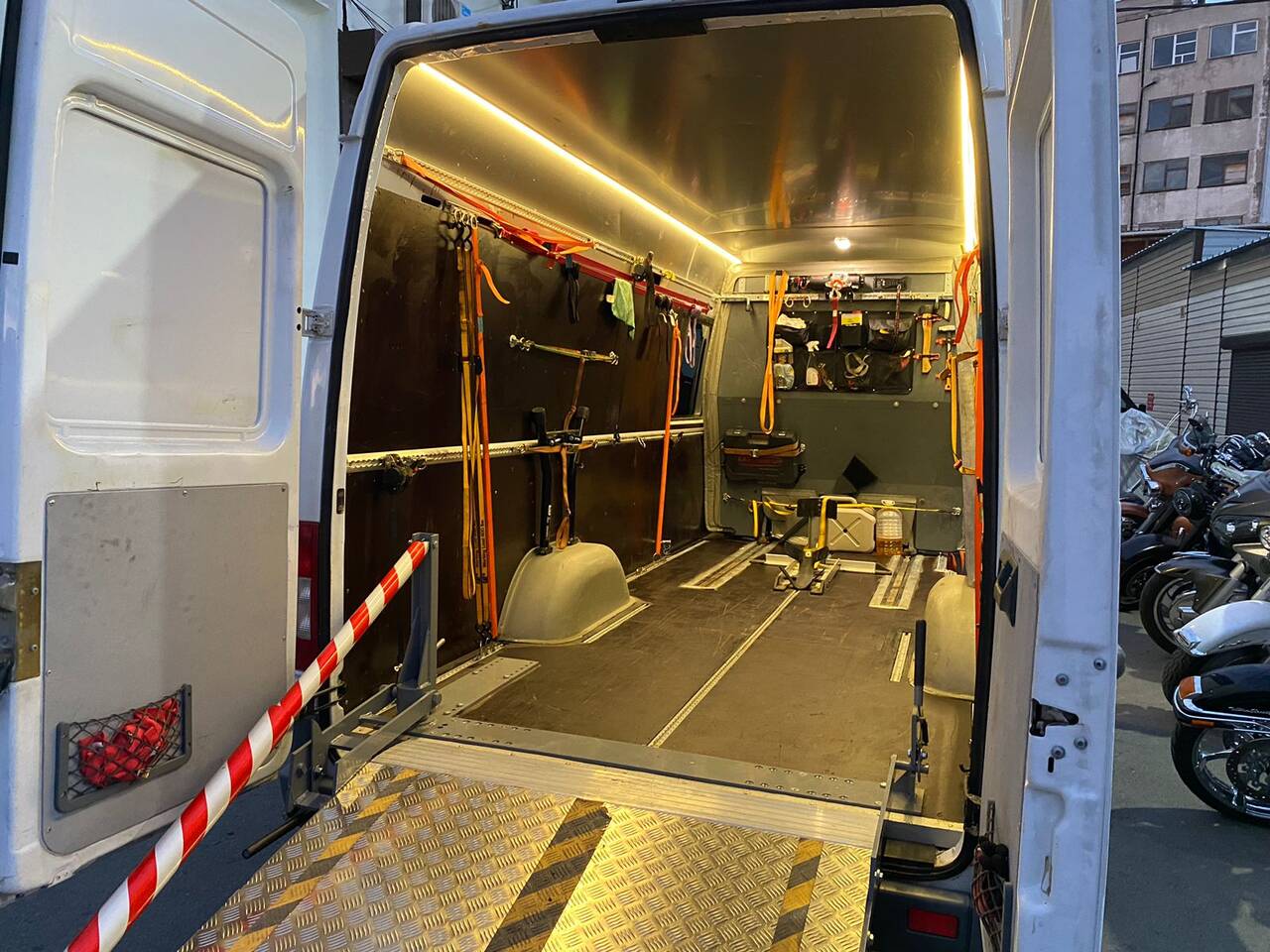 Трап складной автомобильно/стационарный ГКА 340.120.4/4САС в Москве фото 1 Транспорт Москва