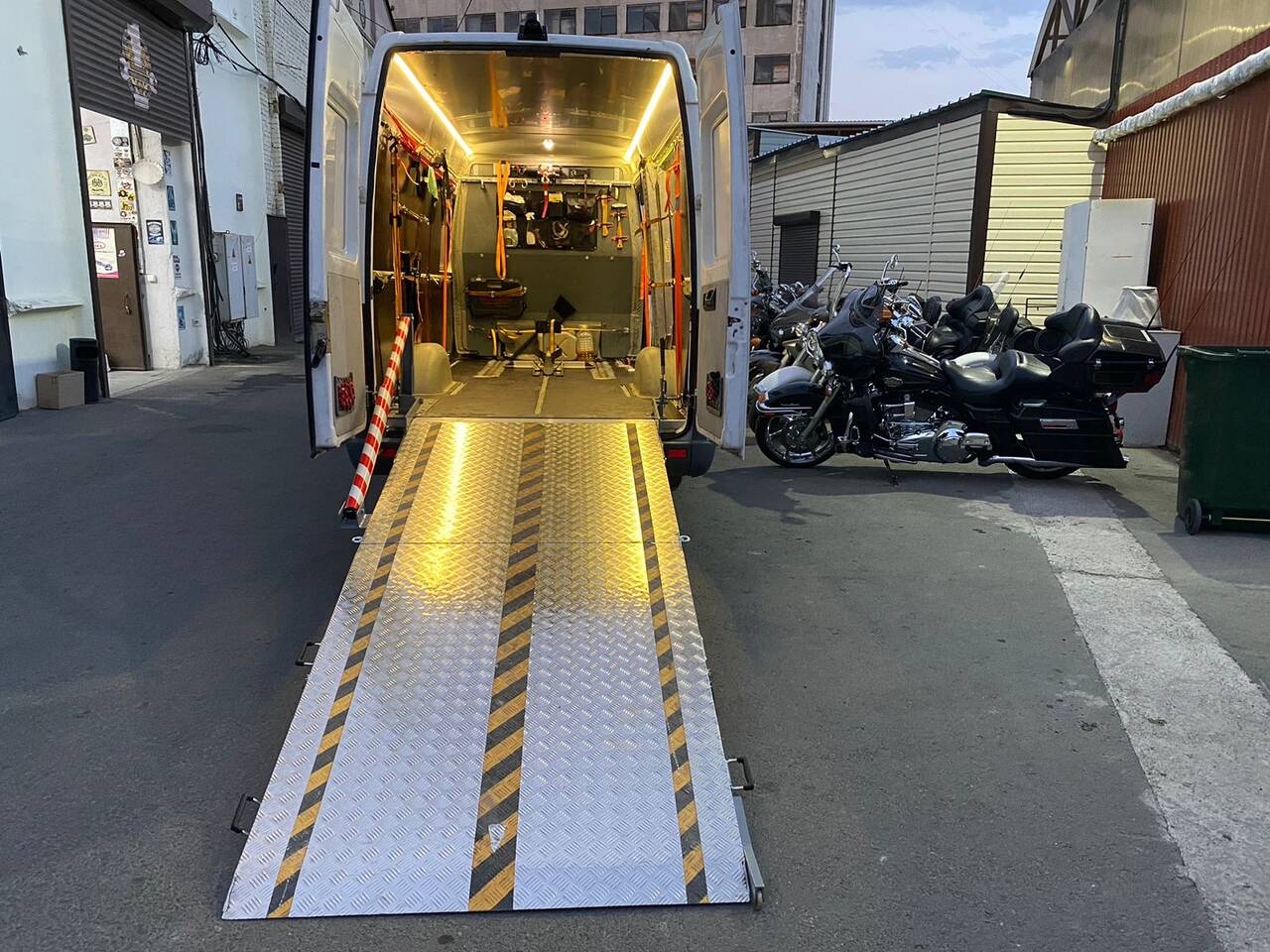 Трап складной автомобильно/стационарный ГКА 340.120.4/4САС в Москве фото 2 Транспорт Москва