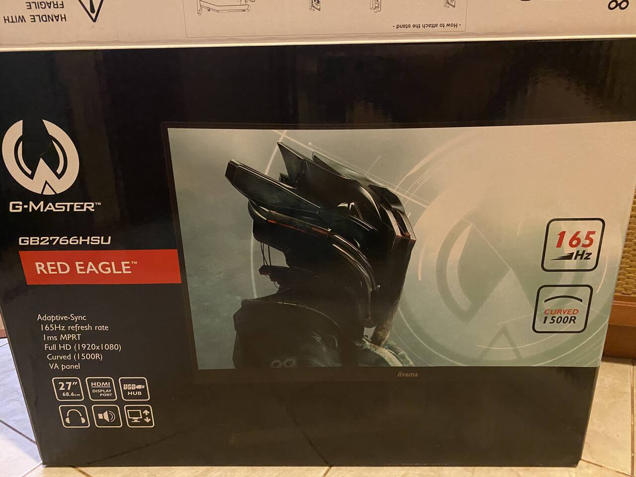 Монитор IIYama 27" G-Master Red Eagle G2766HSU-B1 в Москве фото 7 Бытовая электроника Москва