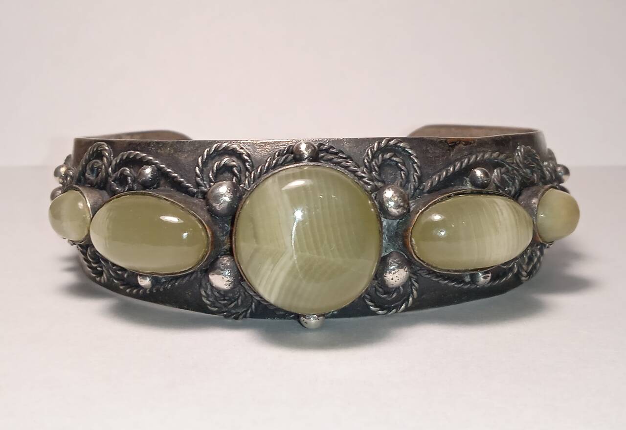 Браслет оникс в мельхиоре из СССР в Москве фото 1 Личные вещи Москва