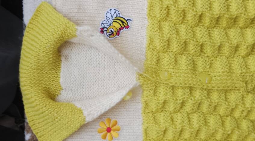 100% шерсть. Вязаный комплект на 7-12 мес.  в Москве фото 2 Личные вещи Москва