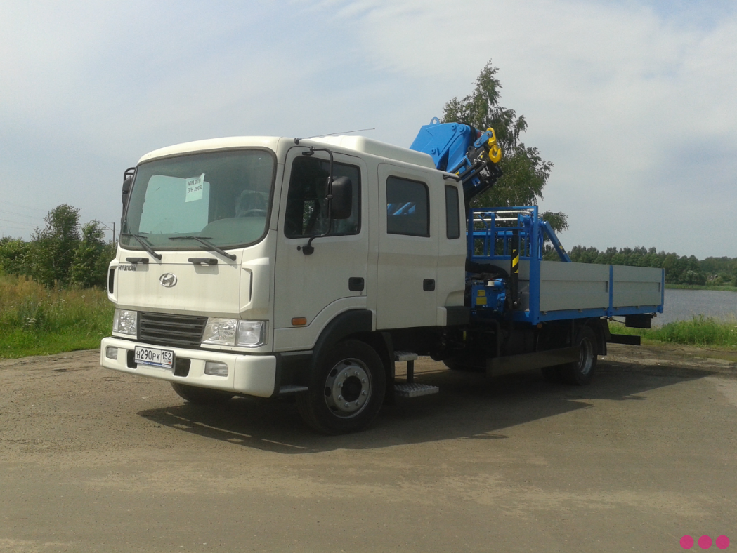 Услуги Манипулятора HYUNDAI HD 120 ДВУХРЯДНАЯ КАБИНА в Санкт-Петербурге фото 7 Услуги Санкт-Петербург