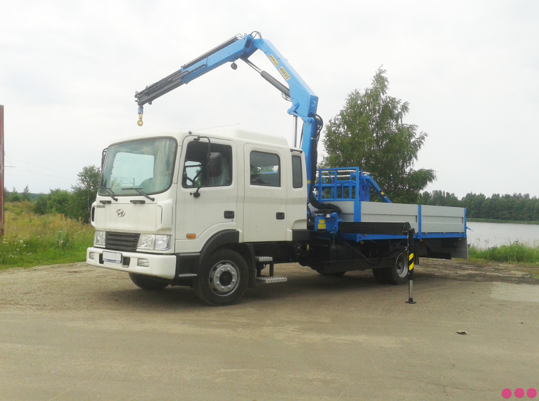 Услуги Манипулятора HYUNDAI HD 120 ДВУХРЯДНАЯ КАБИНА