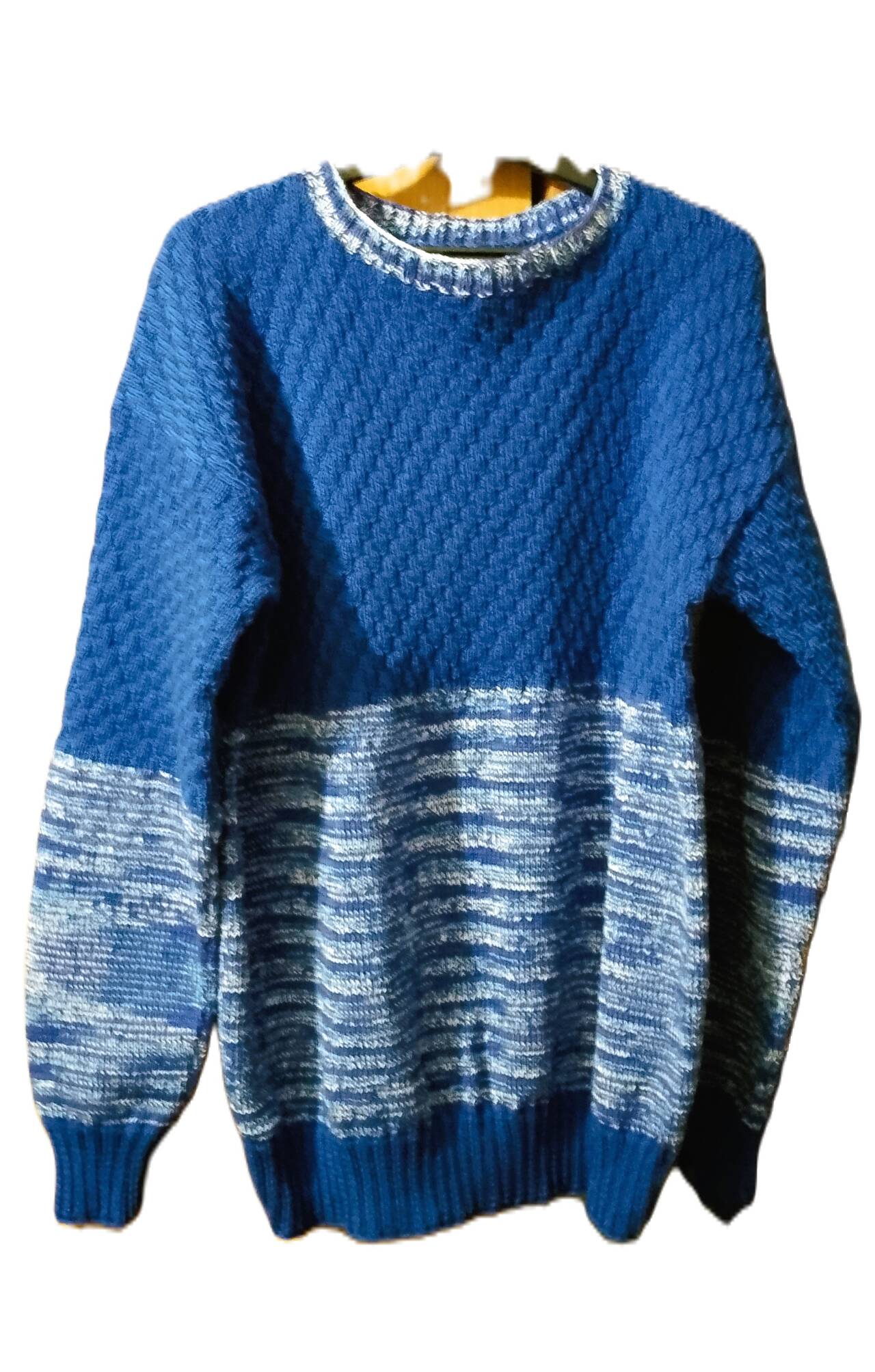 100% хлопок. Ручная работа. Авторский мужской джемпер в Москве фото 4 Личные вещи Москва