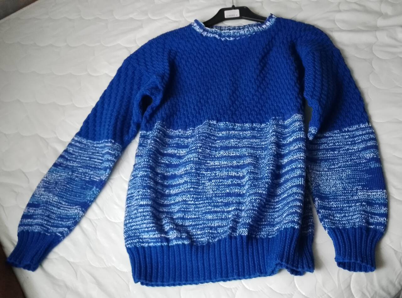 100% хлопок. Ручная работа. Авторский мужской джемпер в Москве фото 6 Личные вещи Москва