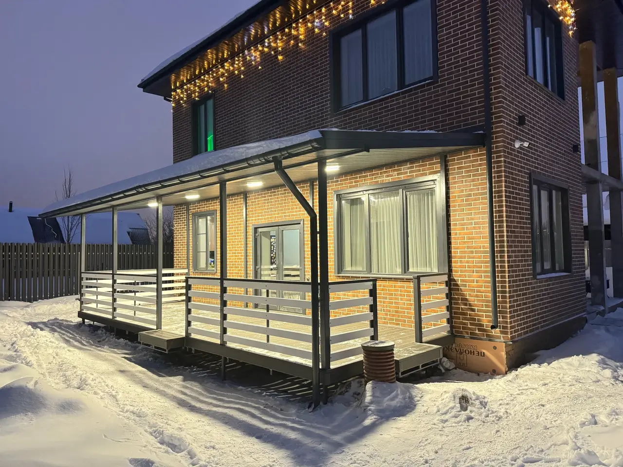 Изготовление террас, патио, веранд на металлокаркасе под ключ. в Королёве фото 7 Услуги Королёв