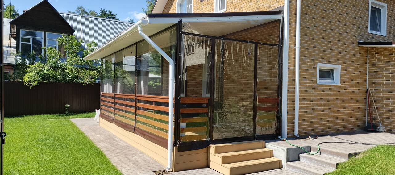 Изготовление террас, патио, веранд на металлокаркасе под ключ. в Королёве фото 3 Услуги Королёв