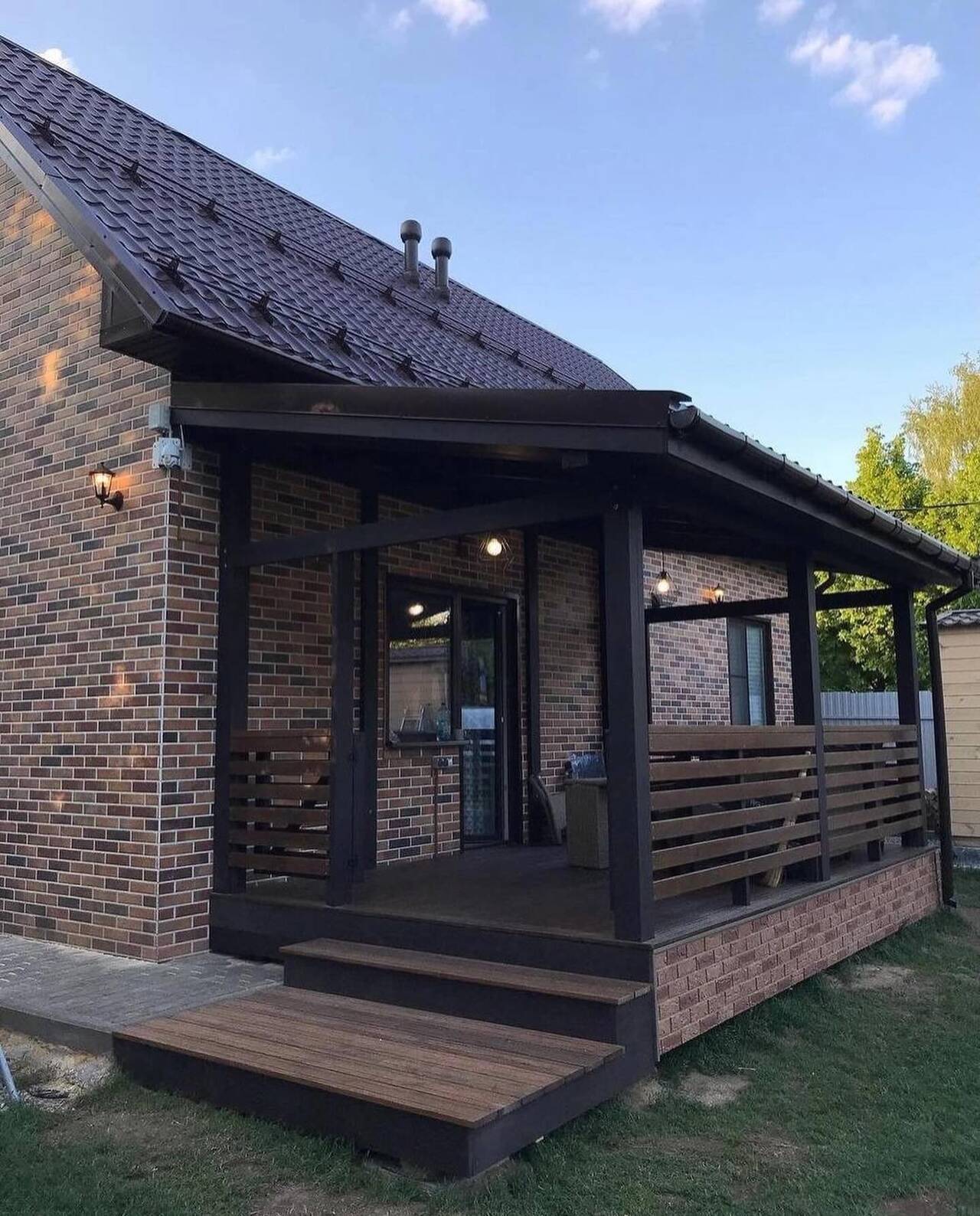 Изготовление террас, патио, веранд на металлокаркасе под ключ. в Королёве фото 6 Услуги Королёв