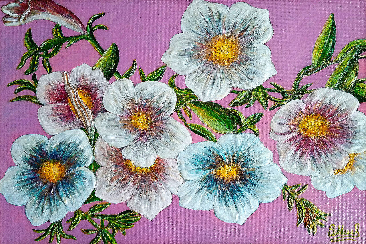 Картина Белые цветы в Санкт-Петербурге фото 2 Для дома и дачи Санкт-Петербург