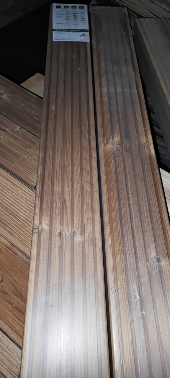 Террасная доска Вельвет-термированая 27*120 (ав,вс,cd). в Вязьме фото 5 Для дома и дачи Вязьма Террасная доска Вельвет-термированая 27*120 (ав,вс,cd). в Вязьме фото 5 Для дома и дачи Вязьма