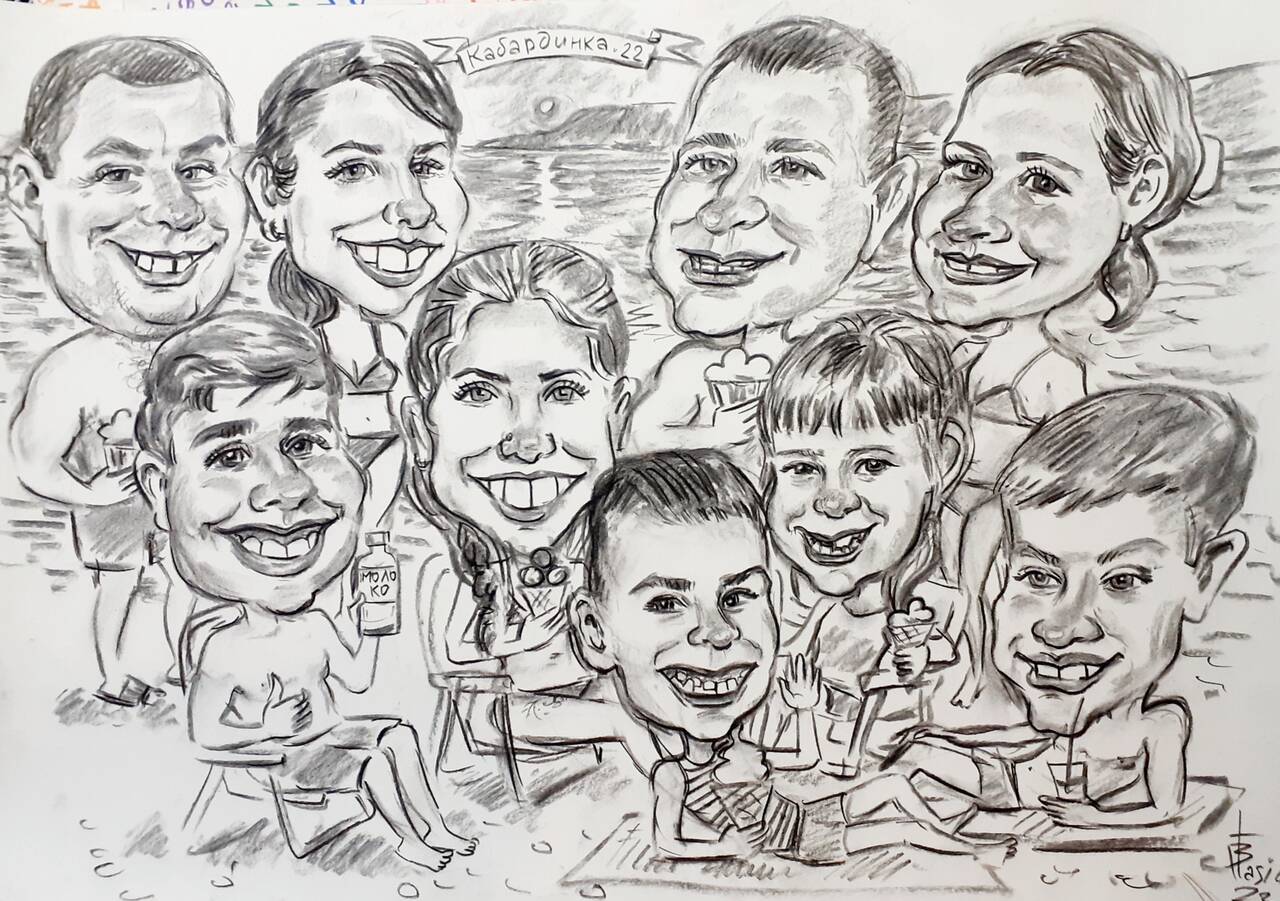 Шаржи с натуры на праздниках или по фото в Санкт-Петербурге фото 6 Услуги Санкт-Петербург