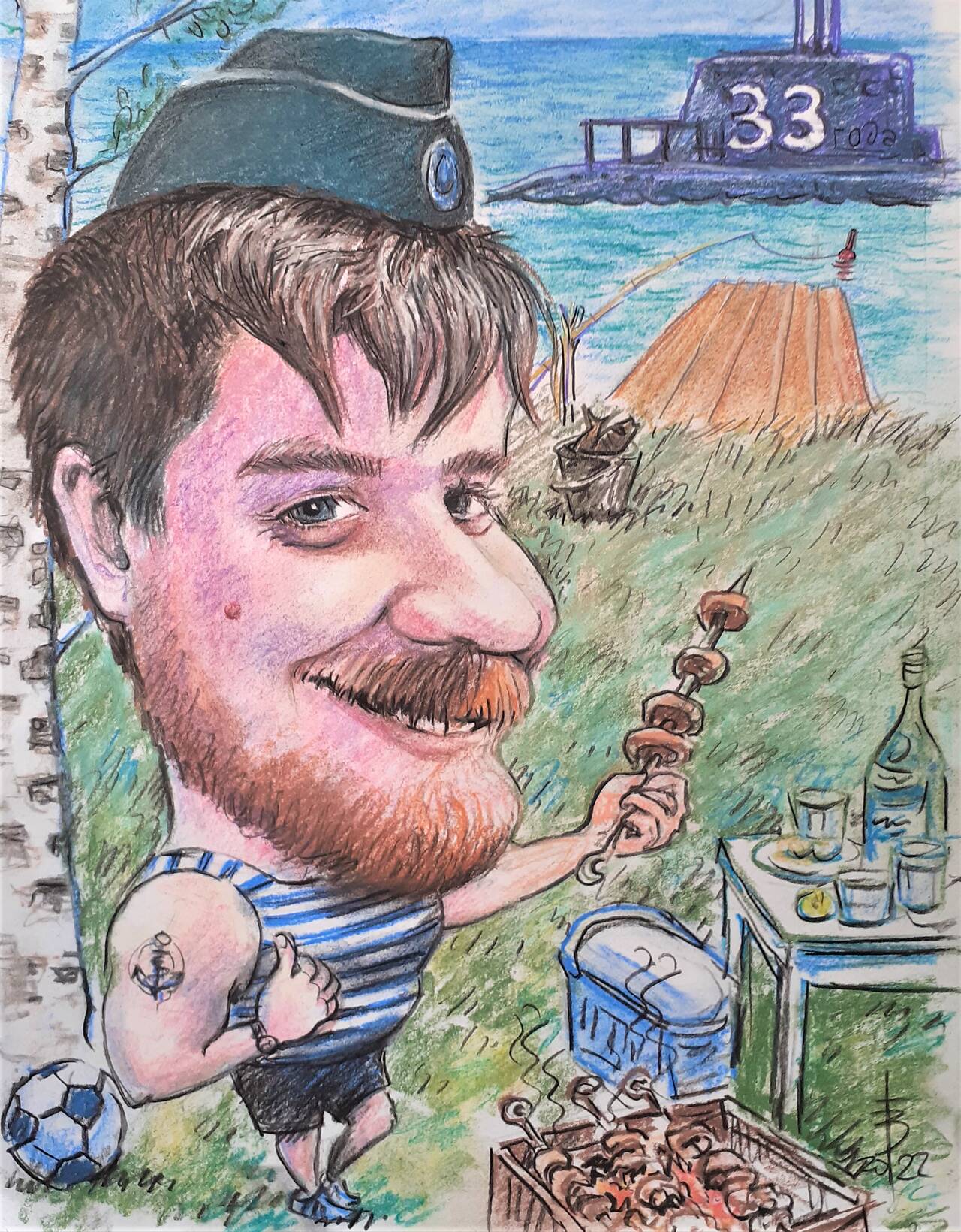 Шаржи с натуры на праздниках или по фото в Санкт-Петербурге фото 4 Услуги Санкт-Петербург