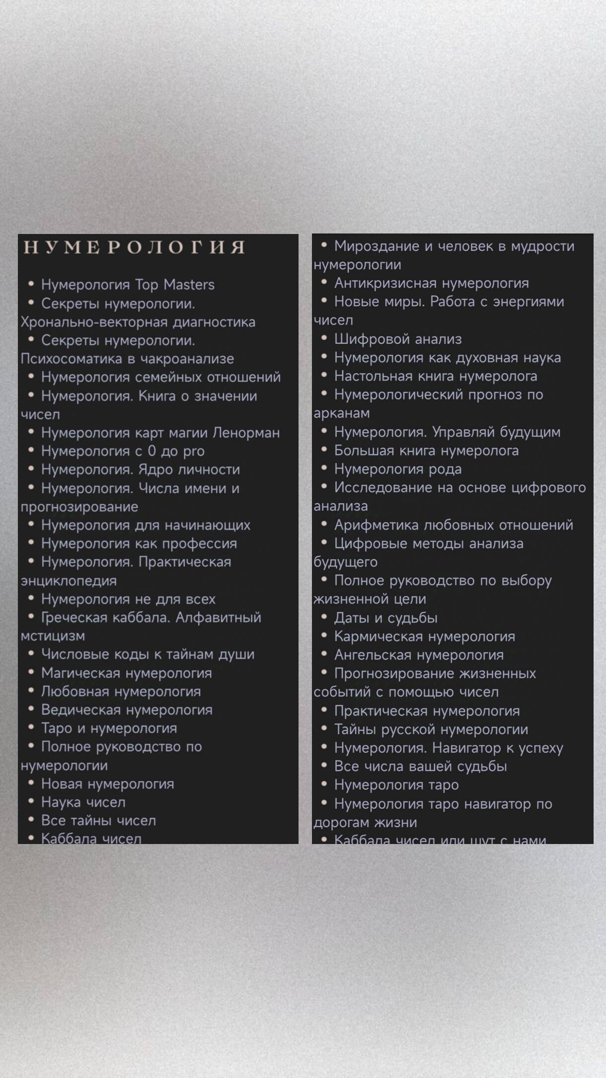 Библиотека Нумеролога | Книги по нумерологии в Санкт-Петербурге фото 2 Увлечения и отдых Санкт-Петербург