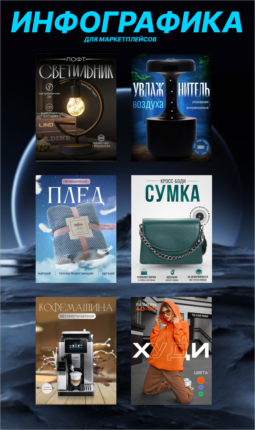 Инфографика для маркетплейсов