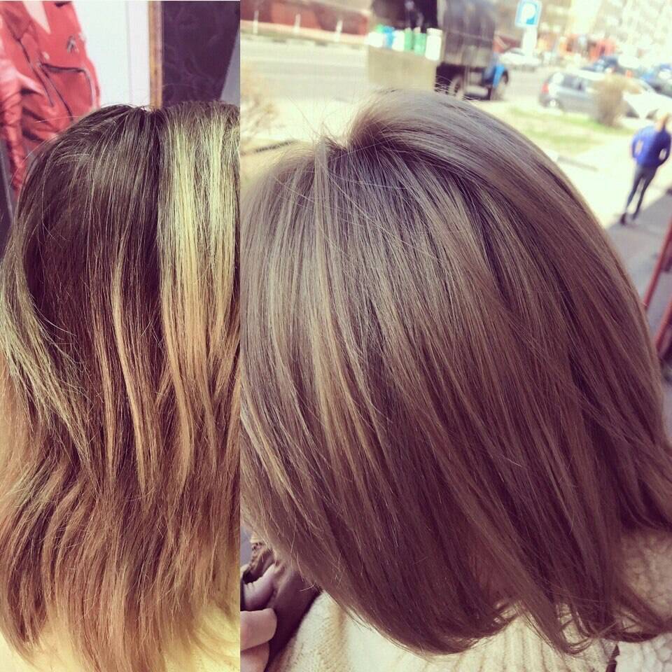 Окрашивание в техниках Балаяж, Шатуш, Аиртач и др., женские стрижки в Москве фото 5 Услуги Москва