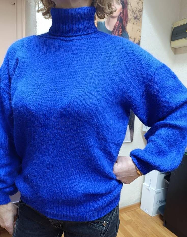 Продаю свитер связанный спицами из пух норки в Санкт-Петербурге фото 2 Личные вещи Санкт-Петербург