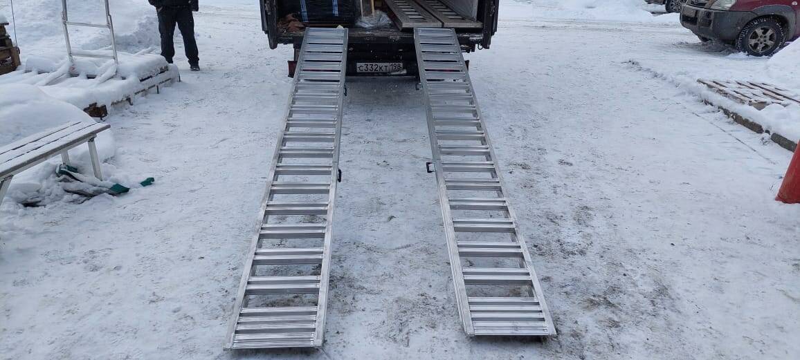 Аппарели для заезда 4 метра до 1200 кг   в Москве фото 1 Транспорт Москва