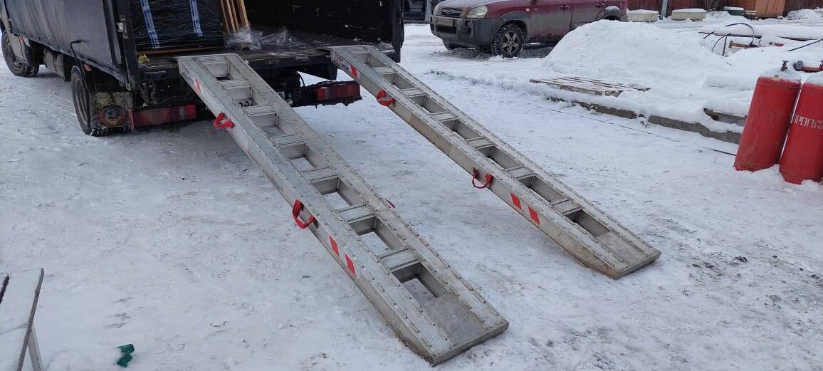 Аппарели алюминиевые 6 тонн 3 метра   в Москве фото 5 Транспорт Москва