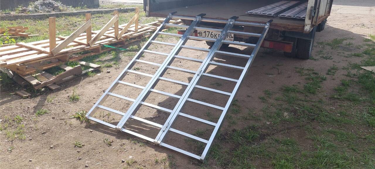 Аппарели для мотоцикла, квадроцикла, трицикла, багги и пр.   