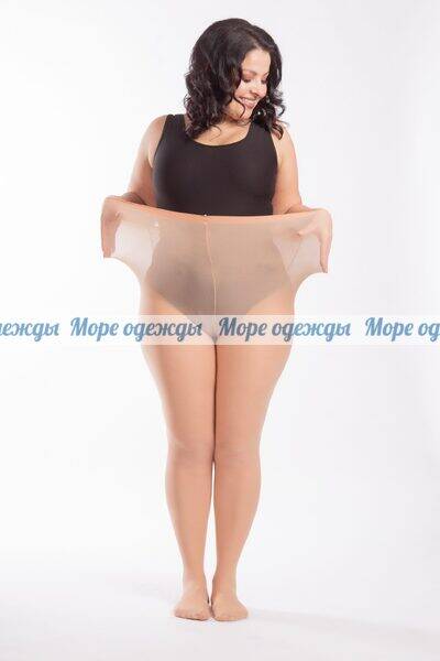 Miss Бельё большого размера Колготки Большого&nbsp; размера 30 den Супер ГИГАНТ Бежевые Размер 8 в Москве фото 3 Личные вещи Москва