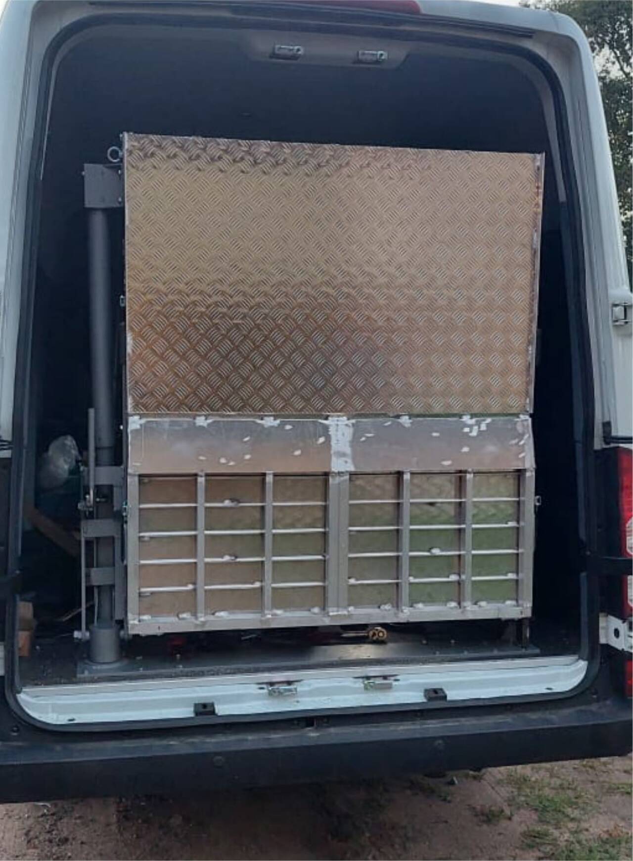 Мост погрузочный складной для погрузки в газель 