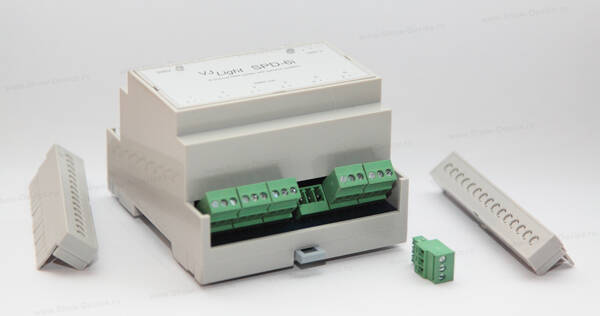 DMX сплиттер-усилитель на DIN рейку 6 выходов с двойной гальванической развязкой "VJLight SPD-6i" в Москве фото 3 Для дома и дачи Москва