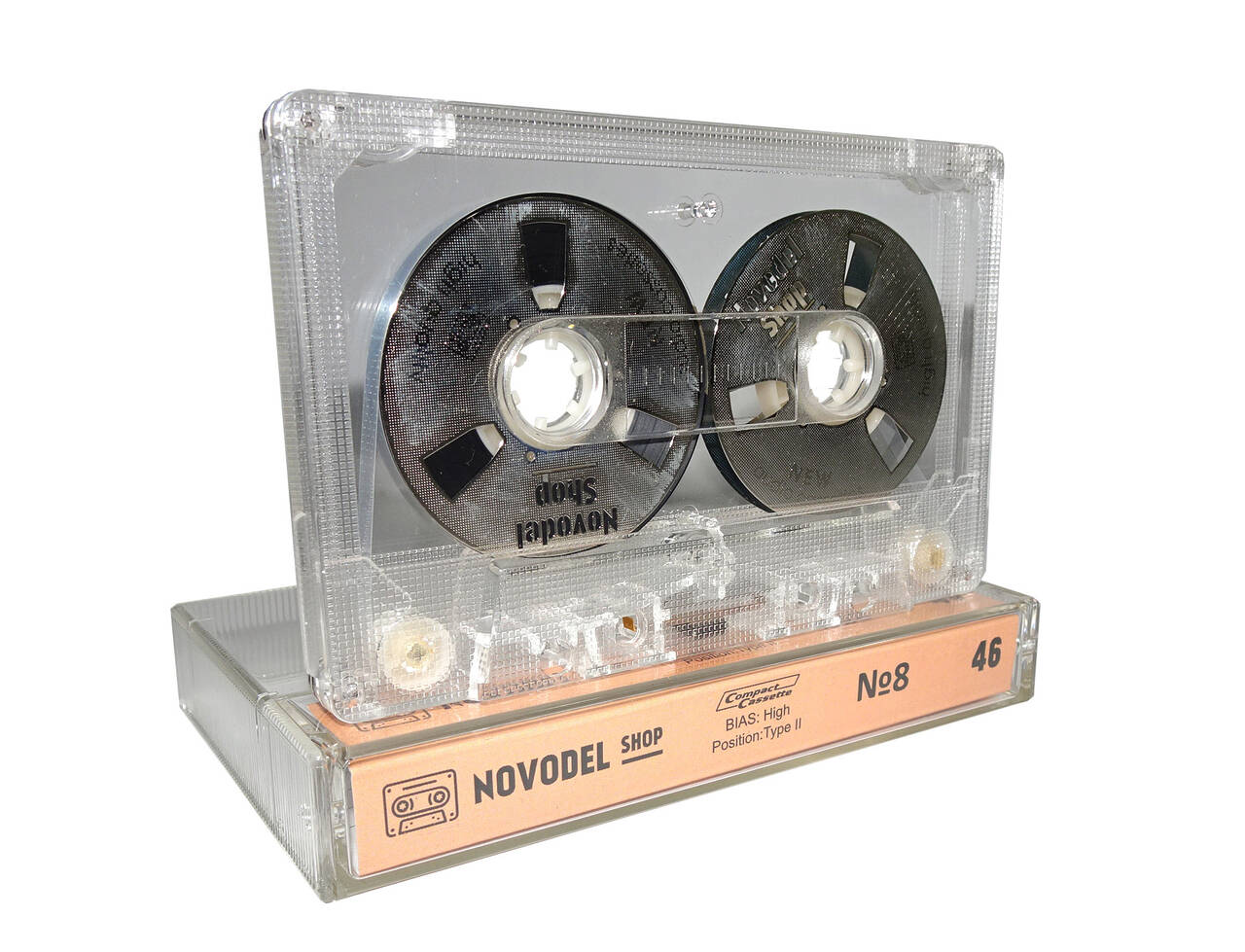 Аудиокассета "Novodel Shop №8" с серебристыми катушками в Санкт-Петербурге фото 6 Бытовая электроника Санкт-Петербург