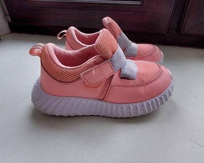 Текстильные кроссовки для девочки розового цвета. Размер 26. в Москве фото 3 Личные вещи Москва