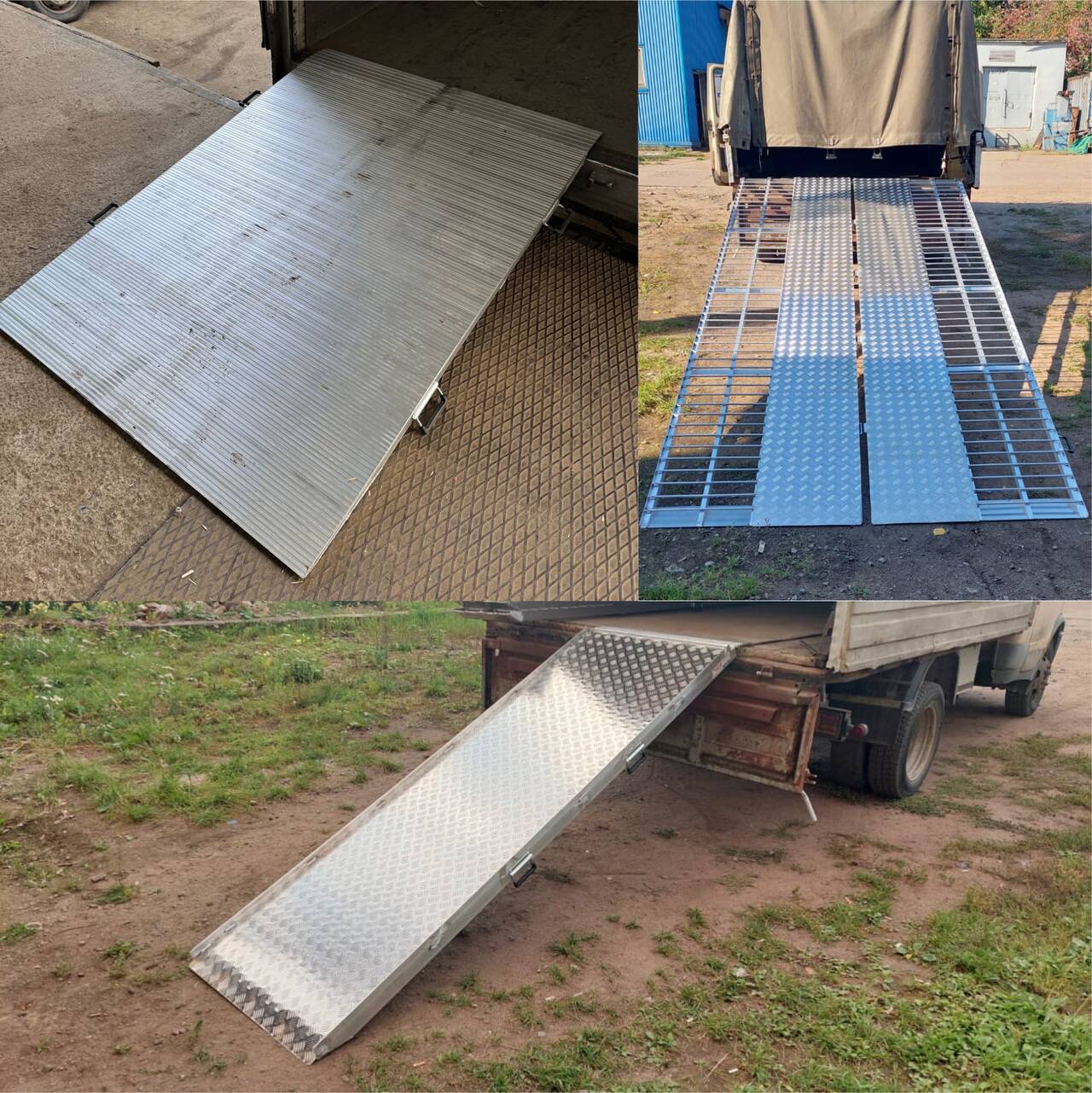 Погрузочный мосты для складской и садовой техники 