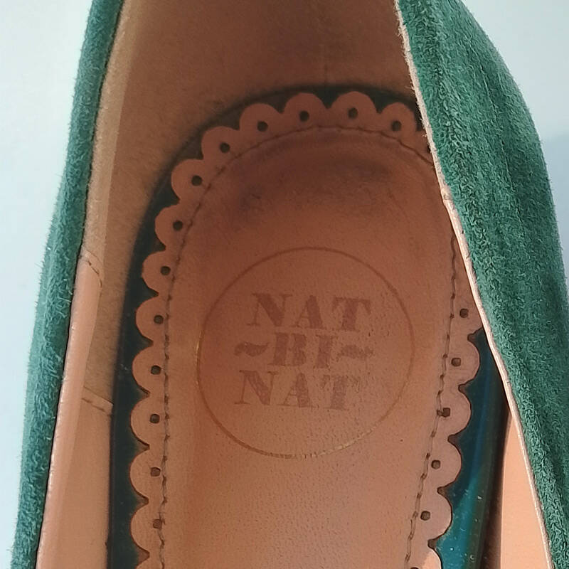 Туфли-лодочки замшевые на блочном каблуке в Москве фото 7 Личные вещи Москва