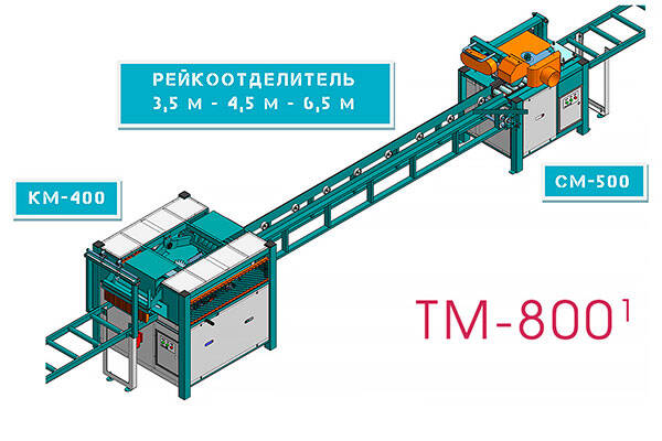 Продам горбыльно-перерабатывающую линию ТМ-800 (КМ-400 + СМ-500) в Санкт-Петербурге фото 6 Для дома и дачи Санкт-Петербург