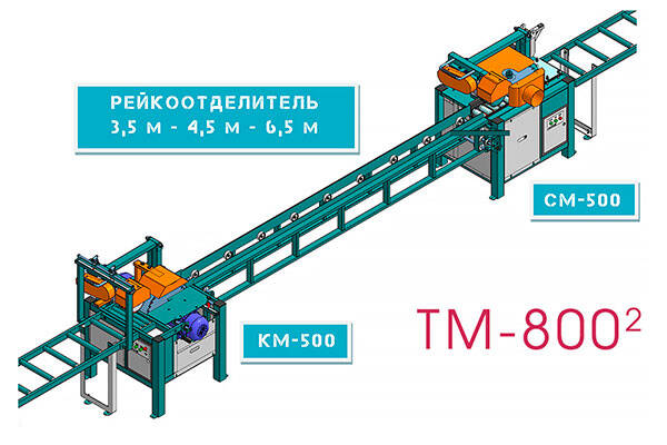 Продам линию переработки горбыльной доски ТМ-800 (КМ-500 + СМ-500) в Санкт-Петербурге фото 2 Для дома и дачи Санкт-Петербург