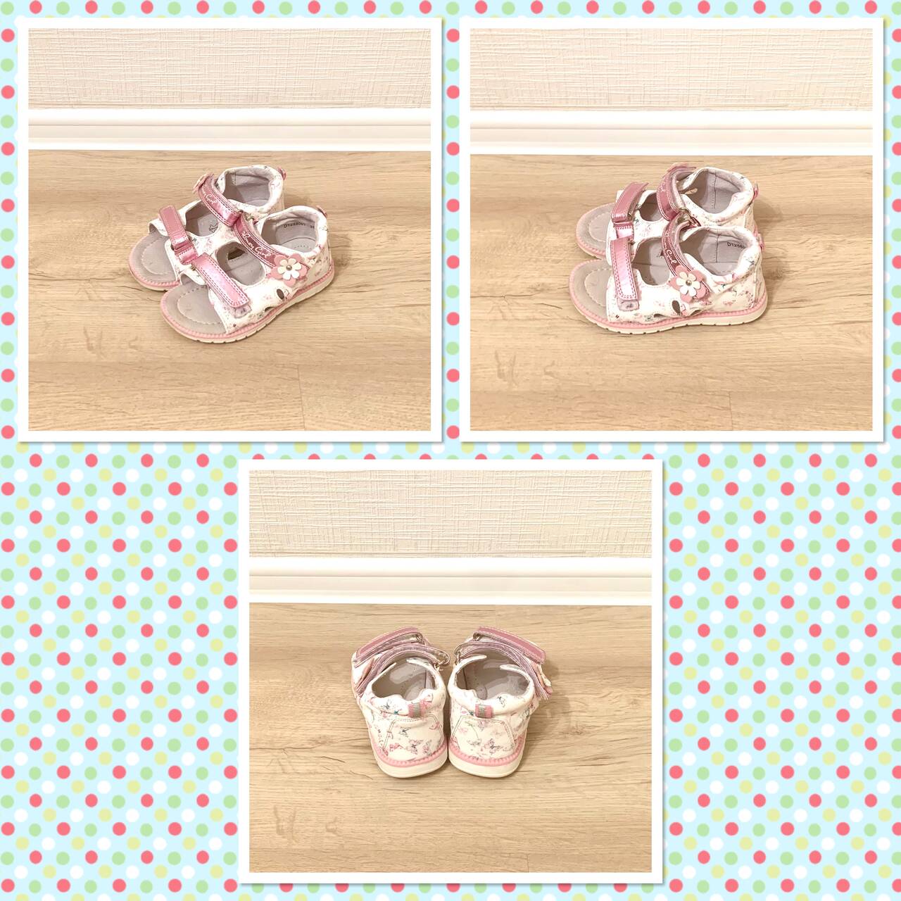 Детские сандалии для девочек, 25 размер