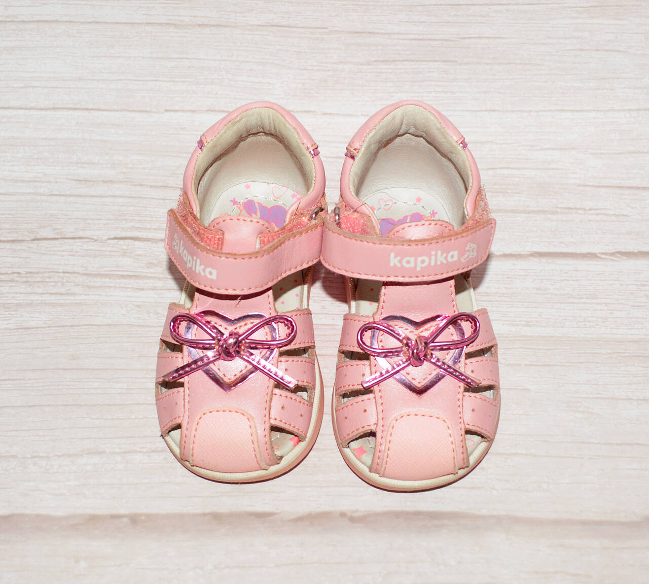 Сандалии для девочек, НАТУР. кожа, бренд «Kapika», 21 размер в Санкт-Петербурге фото 5 Личные вещи Санкт-Петербург