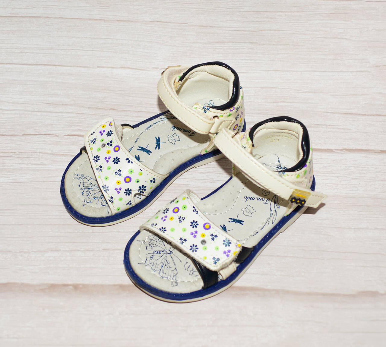 Сандалии для девочки, НАТУР. кожа, бренд - Tom.miki, ОРИГИНАЛ в Санкт-Петербурге фото 5 Личные вещи Санкт-Петербург