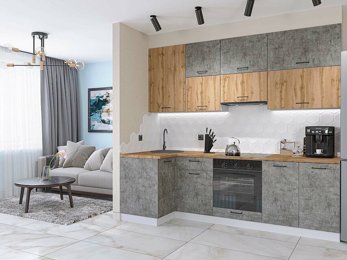 Кухня с вытяжкой в комплекте по привлекательной цене!