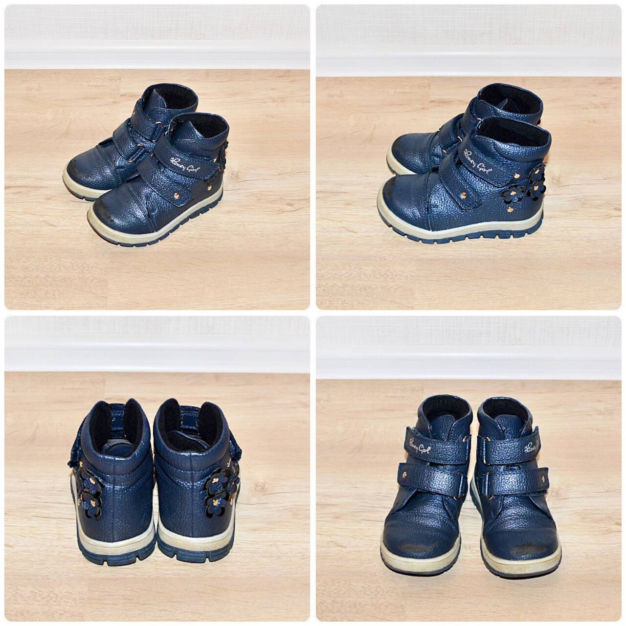 Осенне-весенние ботинки для девочки, 25 размер 