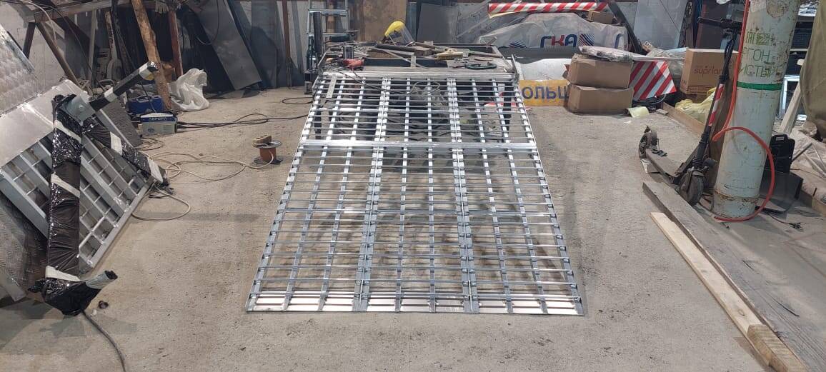 Трап складной 1000 кг грузоподъемность   