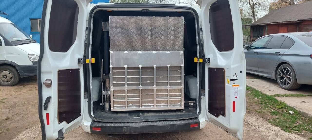 Трап для перевозки складской, садовой, мототехники, поломоечных машин, рохли