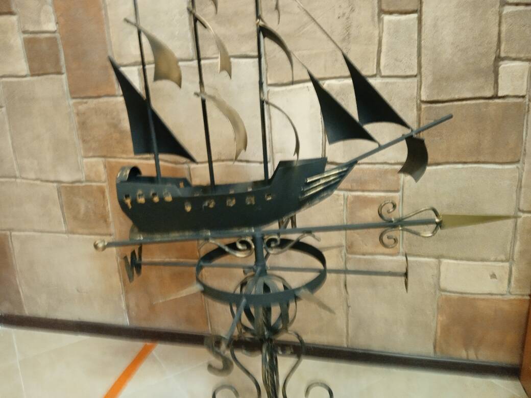 Флюгер "КОРАБЛЬ "ЗОЛОТАЯ ЖЕМЧУЖИНА" с коваными элементами в Королёве фото 2 Для дома и дачи Королёв Флюгер "КОРАБЛЬ "ЗОЛОТАЯ ЖЕМЧУЖИНА" с коваными элементами в Королёве фото 2 Для дома и дачи Королёв