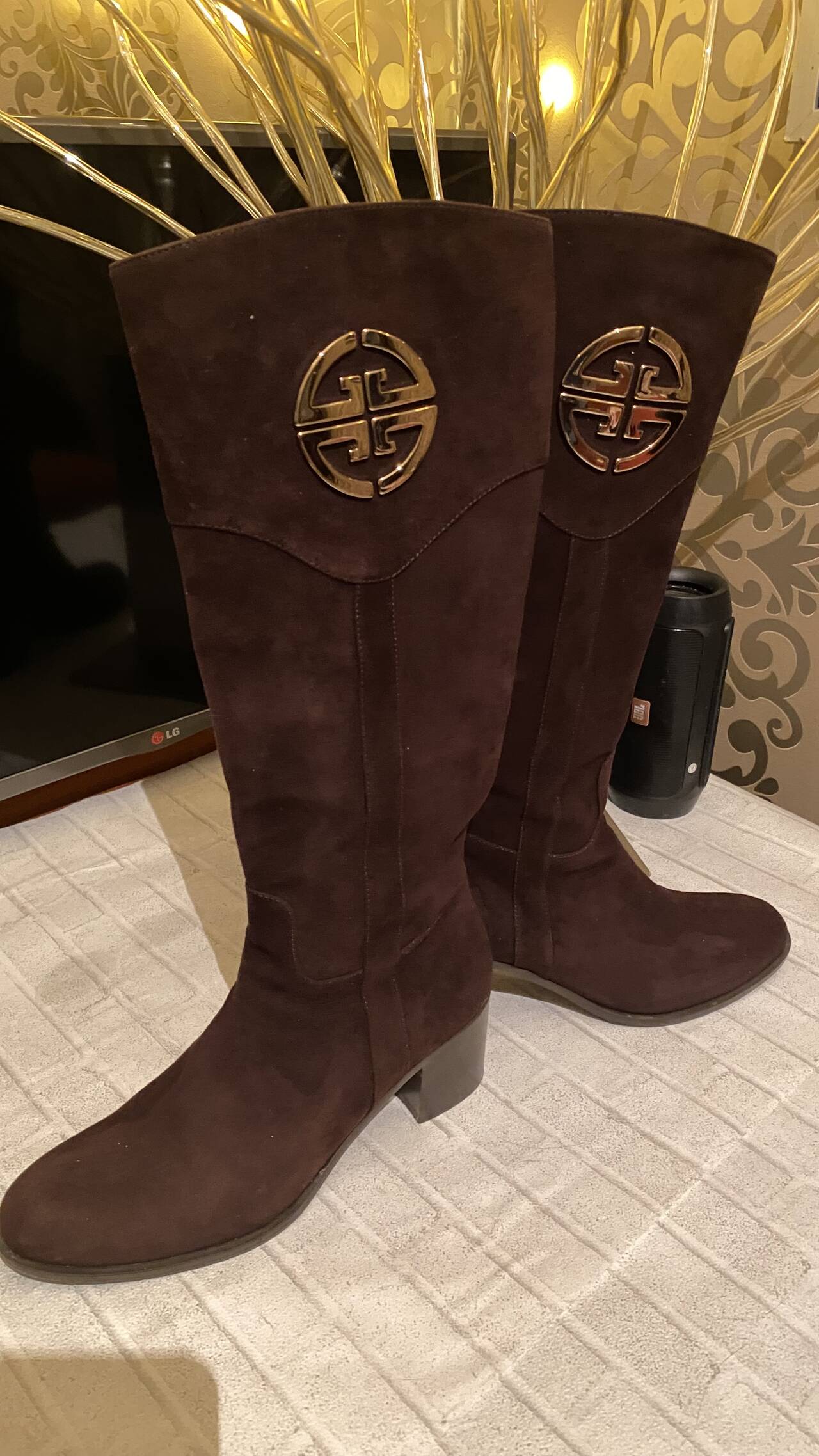 Сапоги женские натуральная замша в Одинцово фото 2 Личные вещи Одинцово