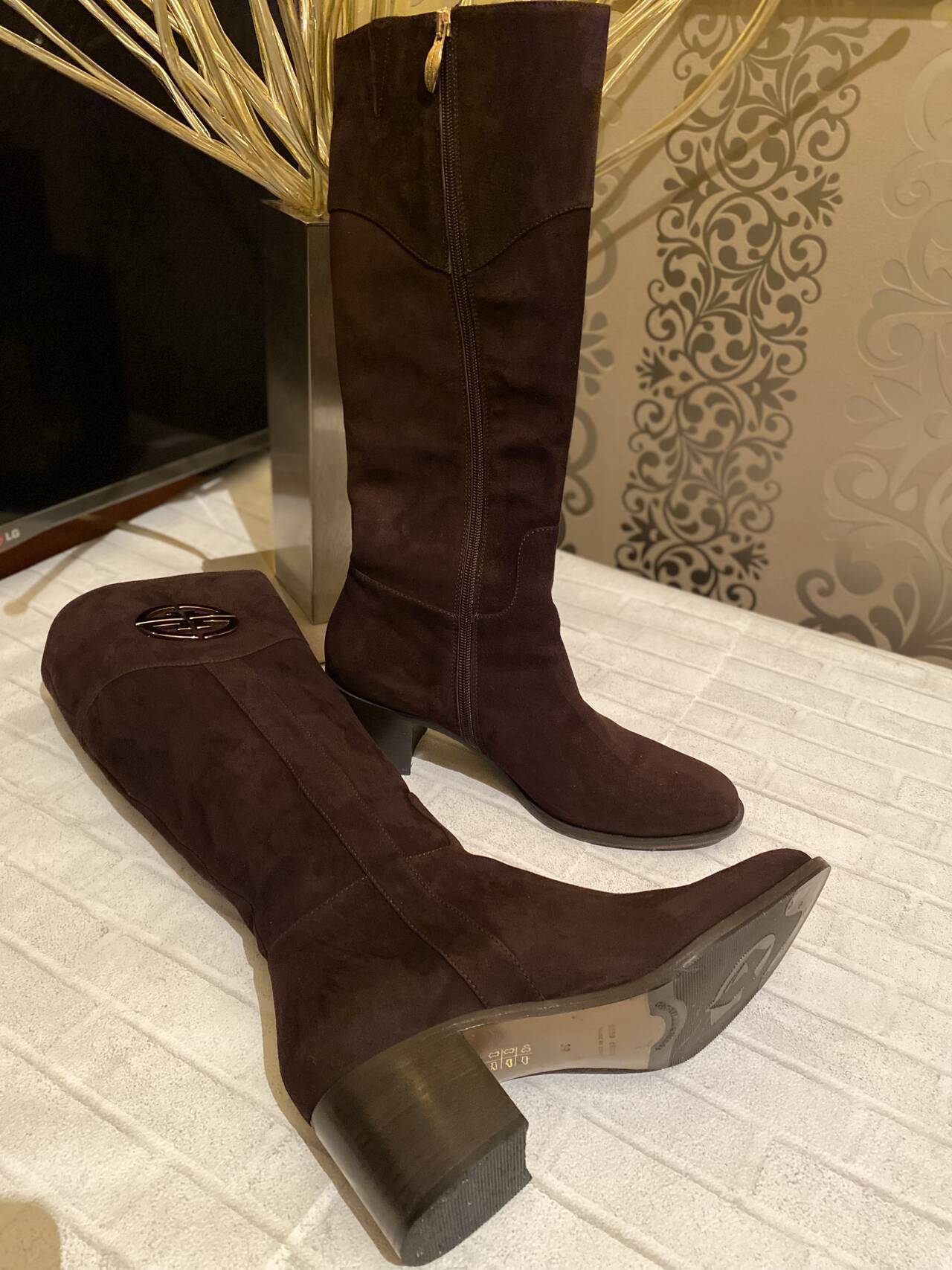 Сапоги женские натуральная замша в Одинцово фото 6 Личные вещи Одинцово