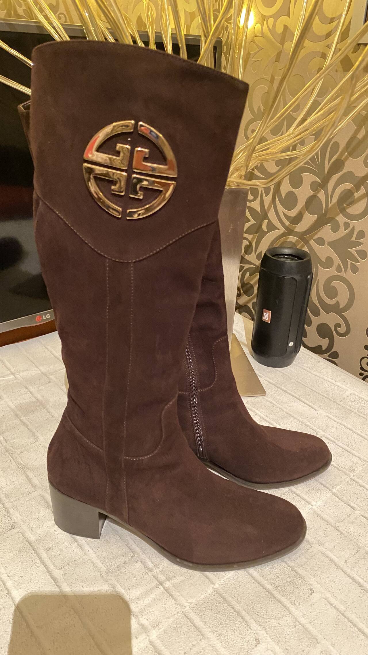 Сапоги женские натуральная замша в Одинцово фото 3 Личные вещи Одинцово