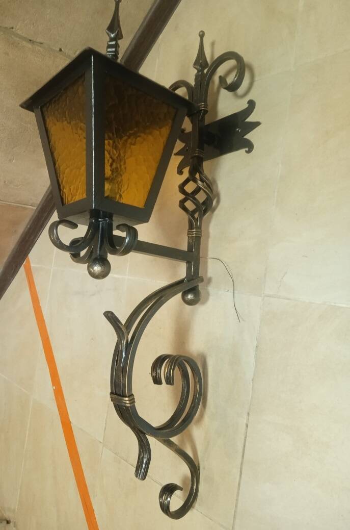 Фонарь кованый уличный "КАРДИНАЛ" (под заказ)