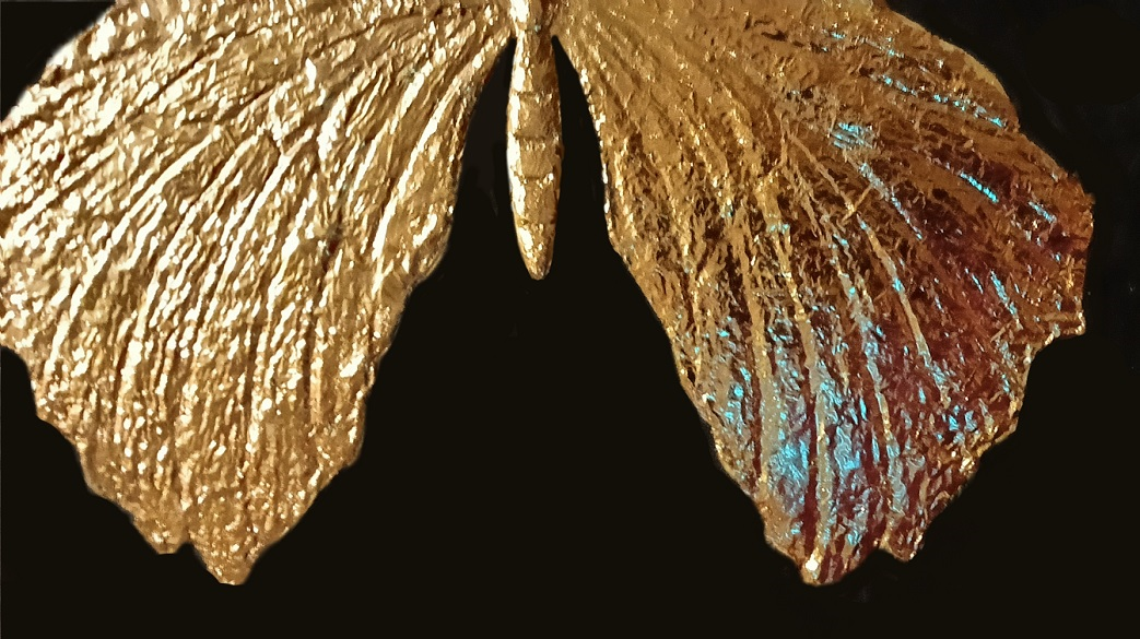      "Золотая бабочка" на черном  фоне-  картина в стиле wellness-art  в Москве фото 3 Для дома и дачи Москва